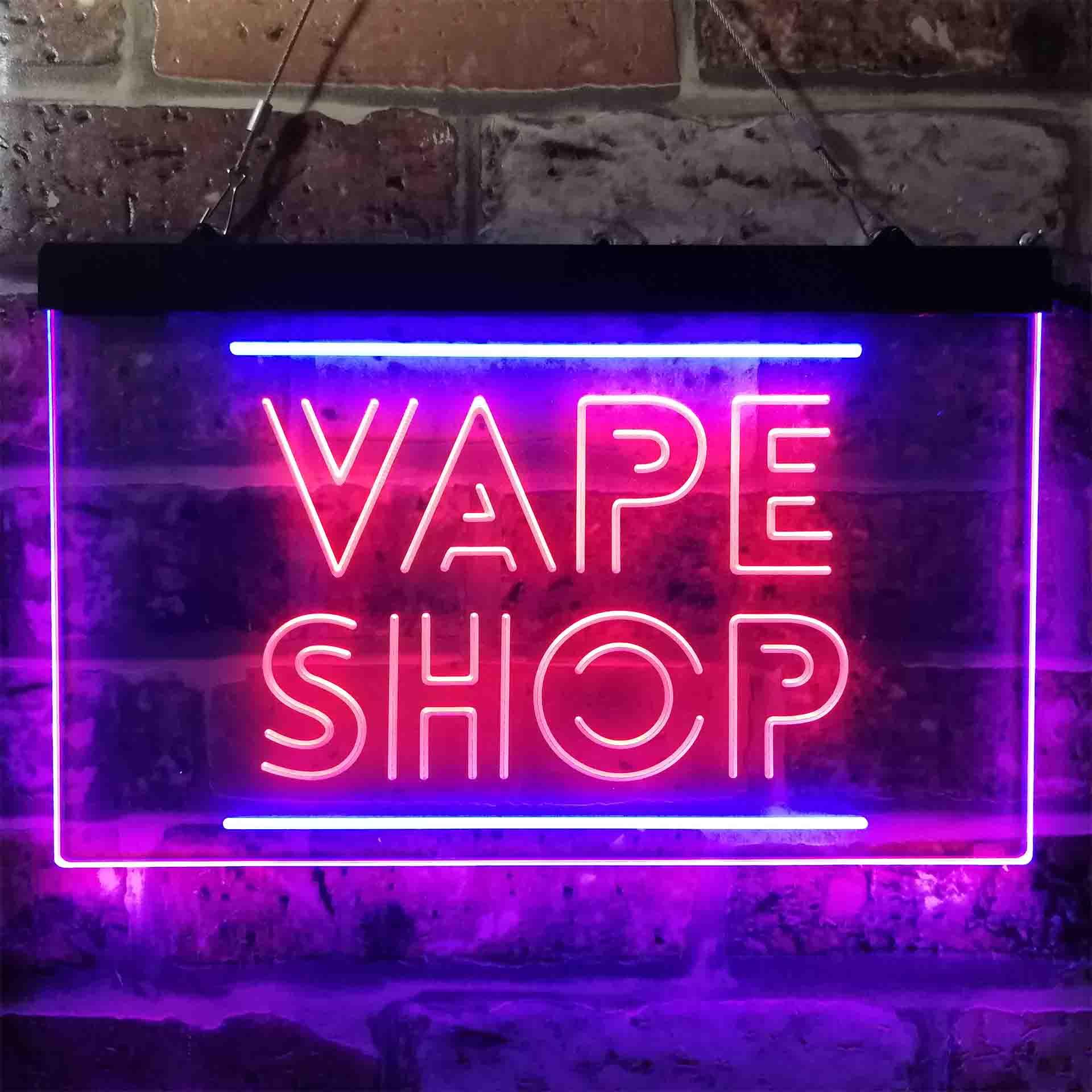 VAPE SHOP Enseigne au néon LED - Vaping Shop avis et prix