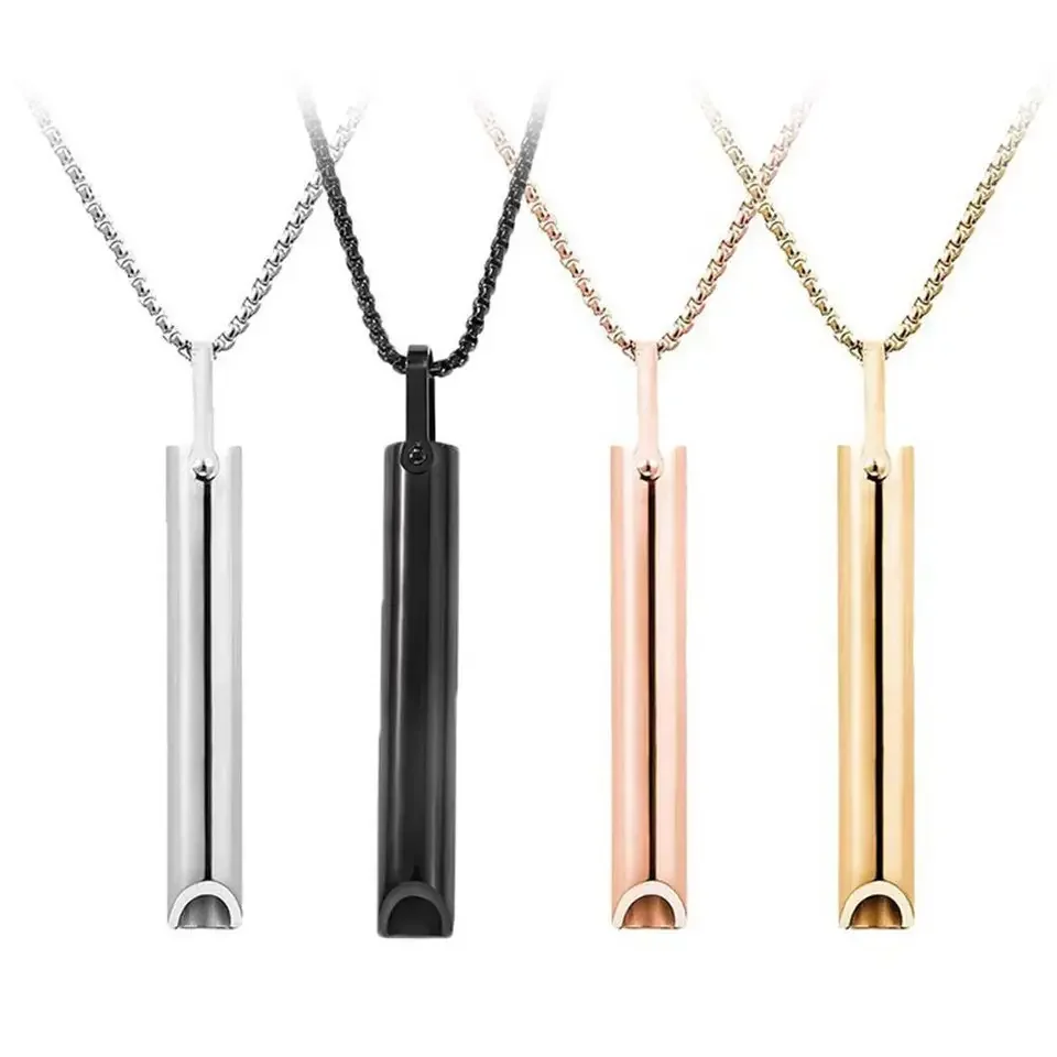 Collier sifflet en acier inoxy - Vaping Goods avis et prix