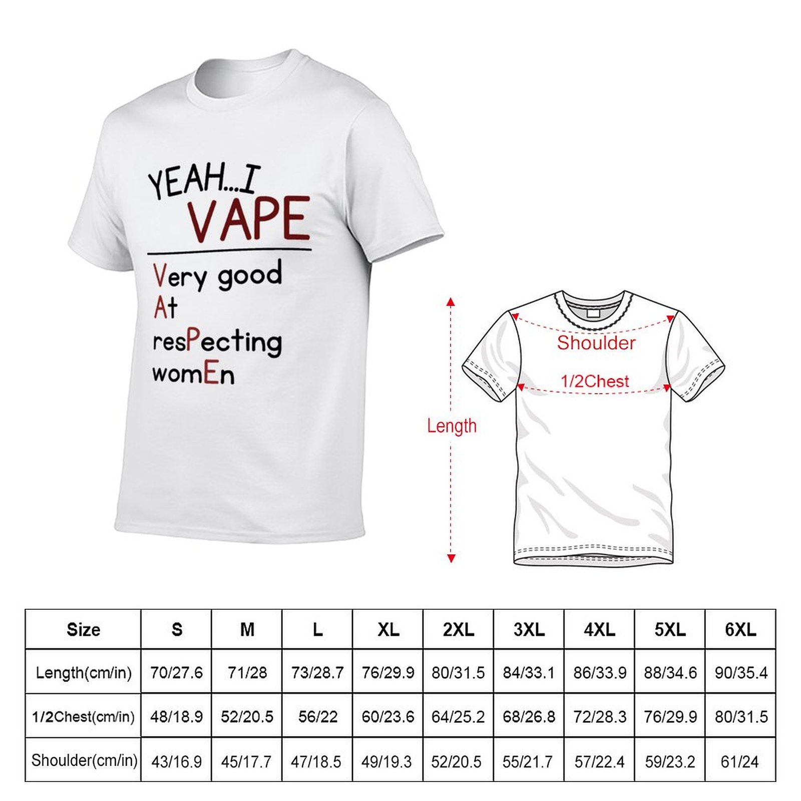 T-shirt à manches courtes pour - Vaping Goods avis et prix